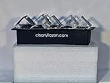 ClearlyFrozen High Capacity (10 x 2 Inch) Home Clear Ice Cube Tray/Ice Cube Maker