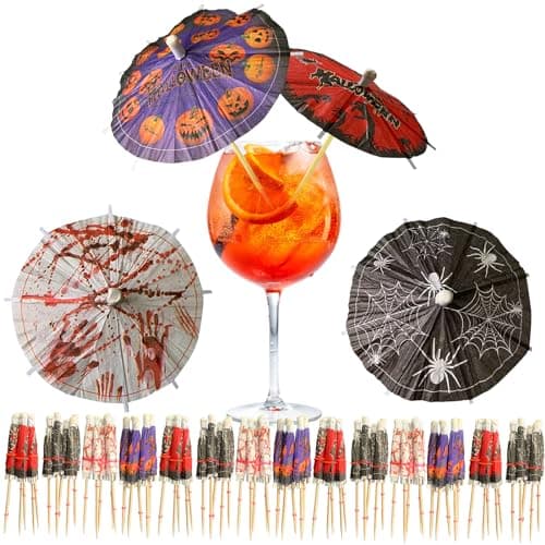 Halloween Cocktail Umbrellas