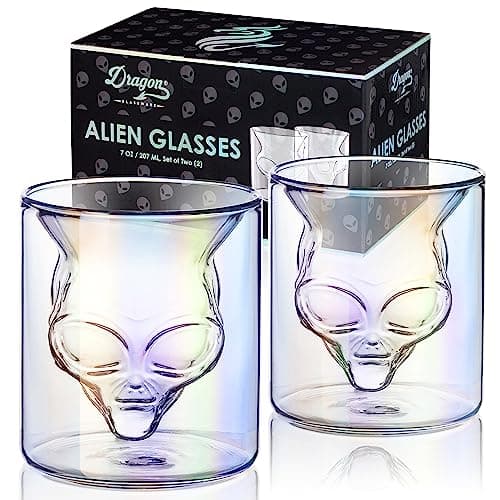 Dragon Glassware Alien Drinking Glasses