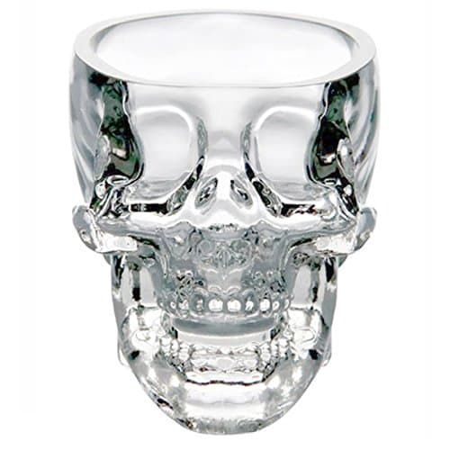 Halloween Skull Glass