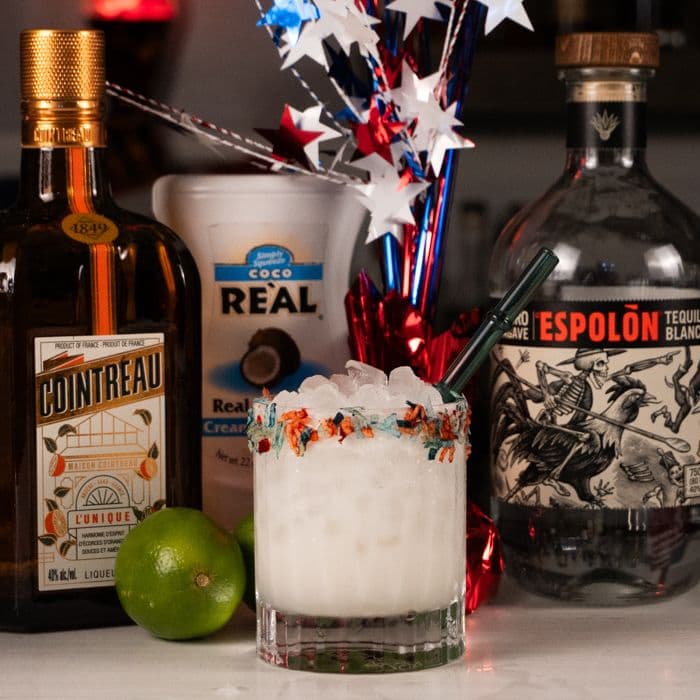 Star Spangled Coconut Margarita