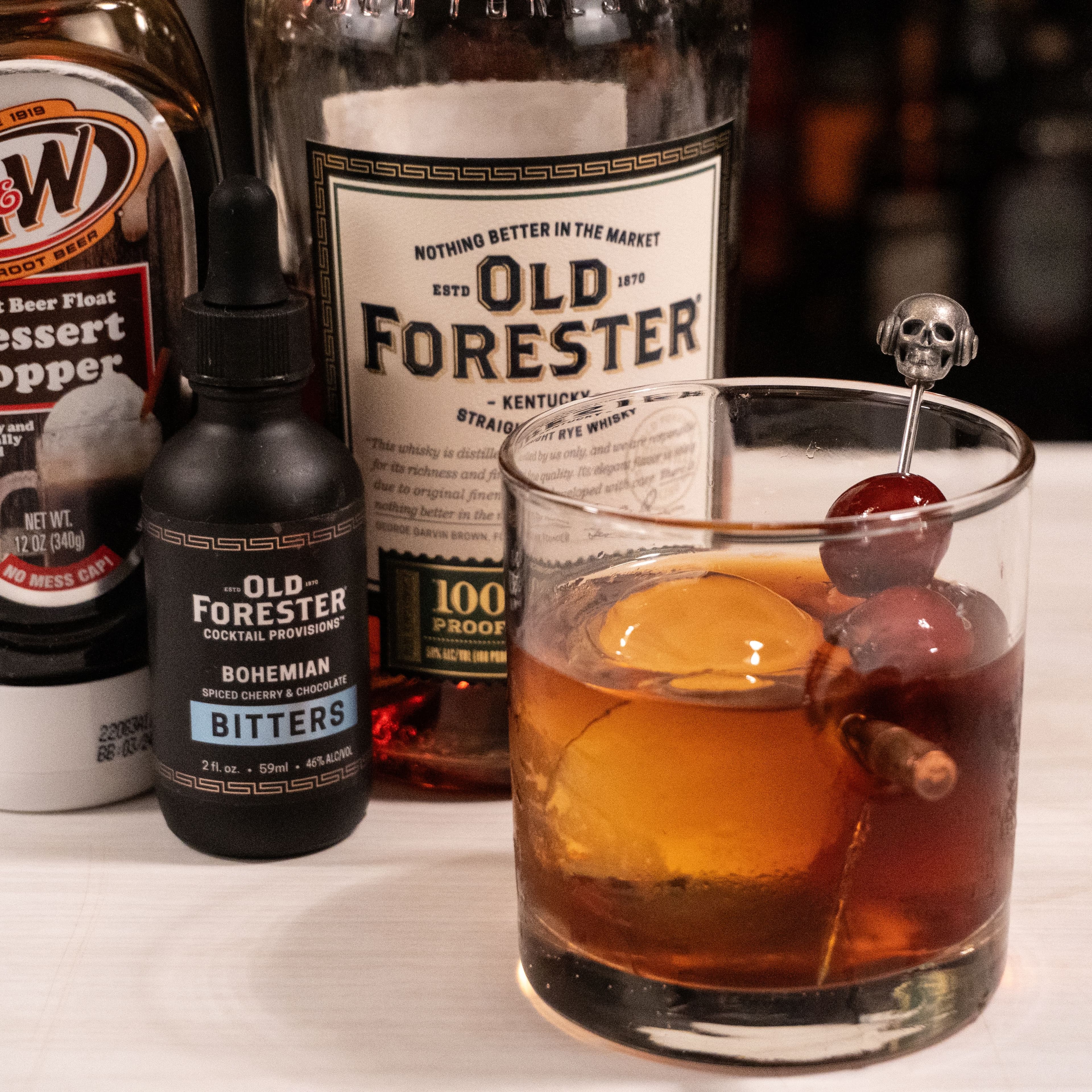 Root Beer Rye Old Fashioned Cocktail Recipe