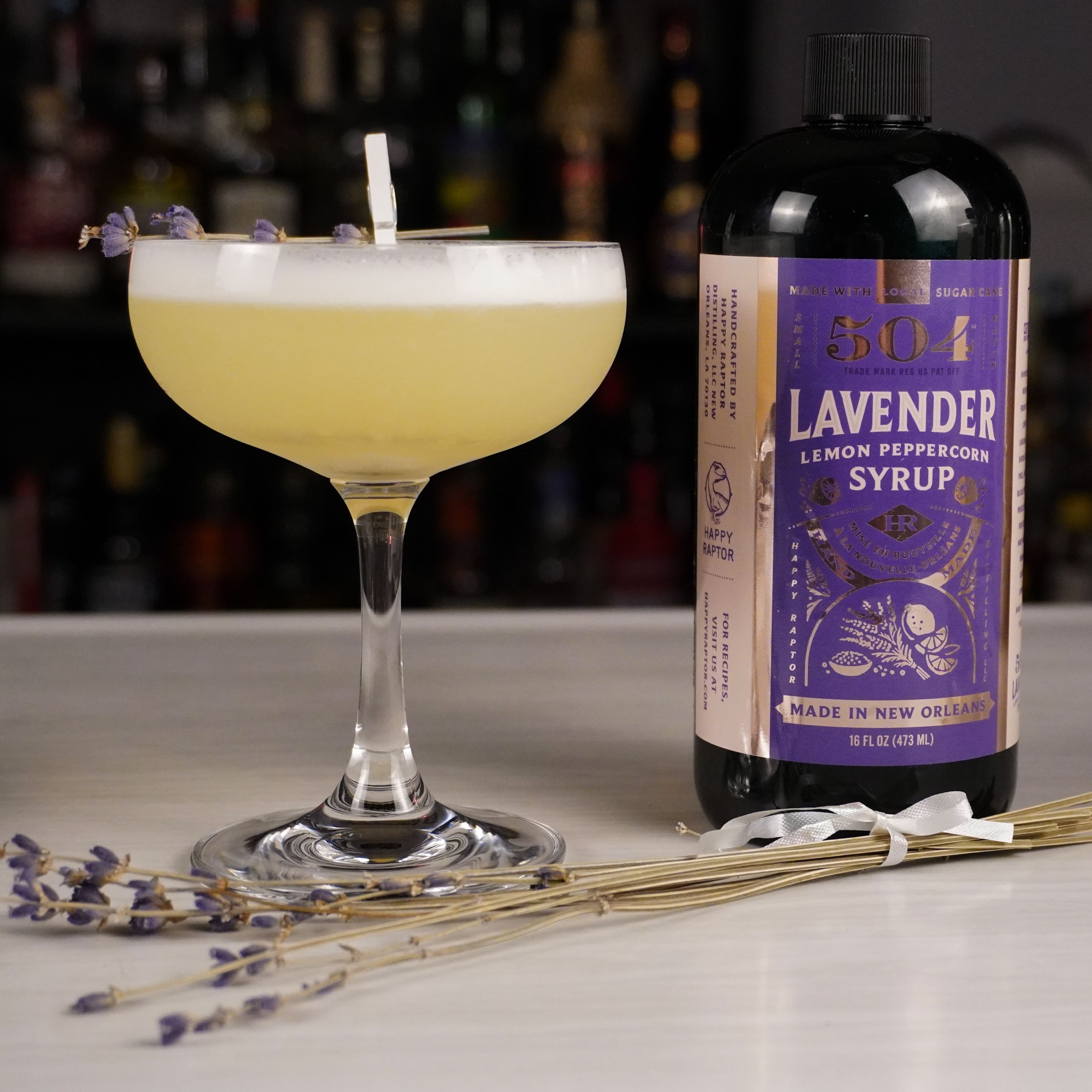 Lavender Gin Sour Cocktail Recipe