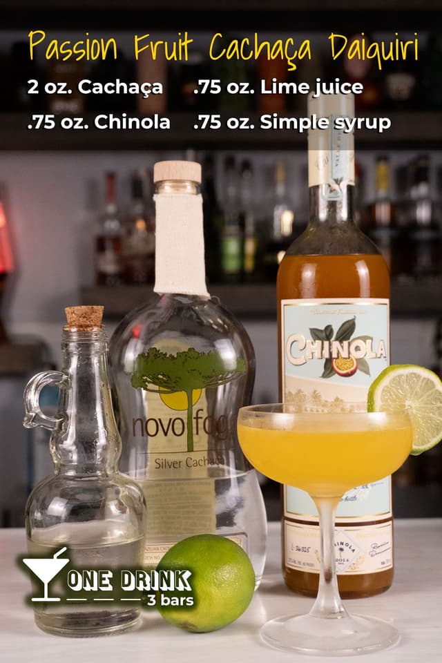Passion Fruit Cachaca Daiquiri Recipe