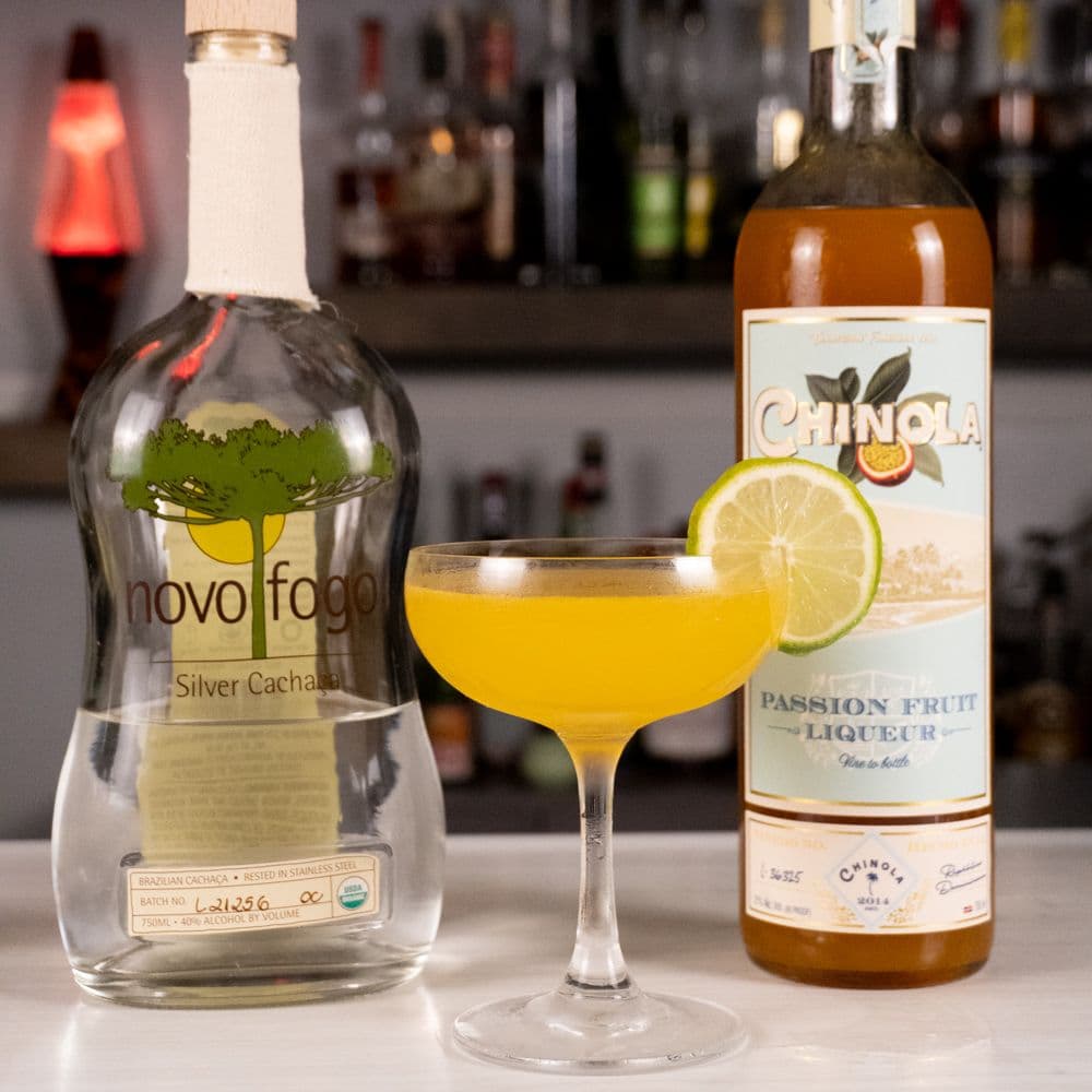 Passionfruit daiquiri with Chinola liqueur